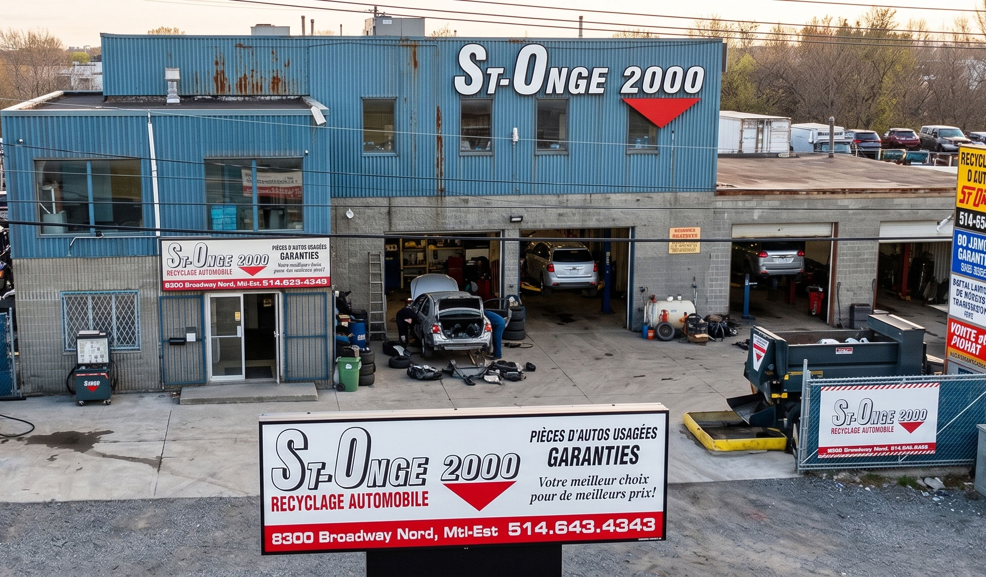 RECYCLE AUTO STONGE 2000 pieces auto